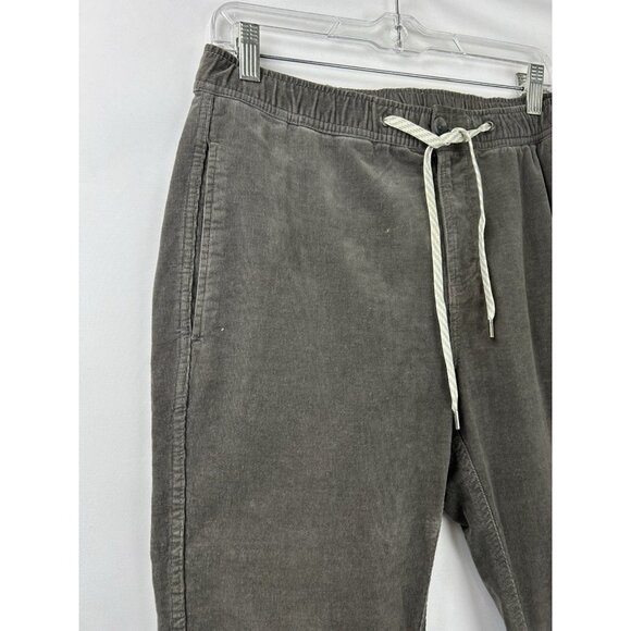 Vuori Men's Grey Optimist Corduroy Pants Size Medium  32 x 29 Drawstring V440 - Picture 15 of 15